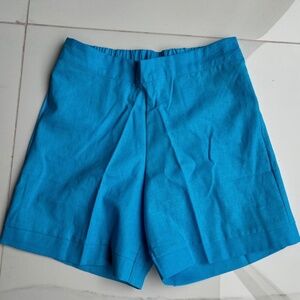 NWT Calzedonia Turquoise Linen Blend Shorts Women S